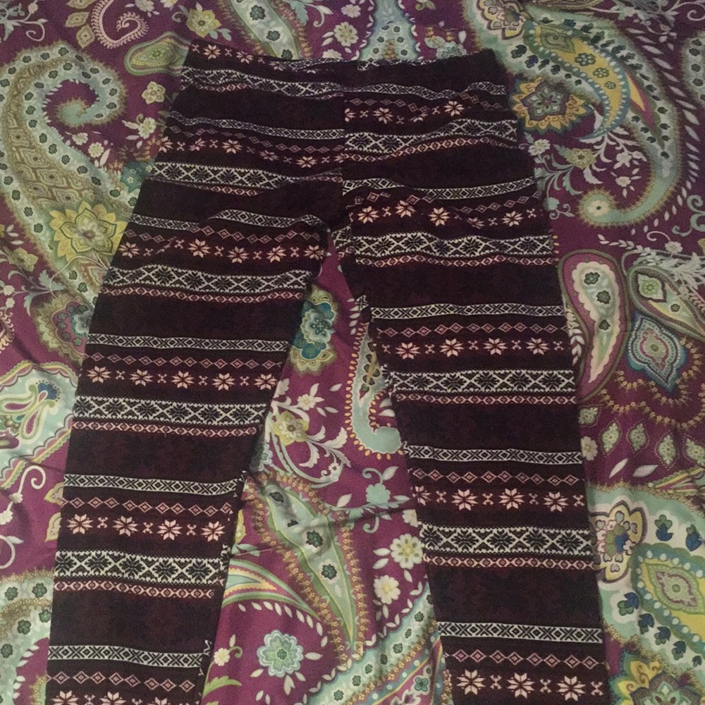 Fleece leggings
